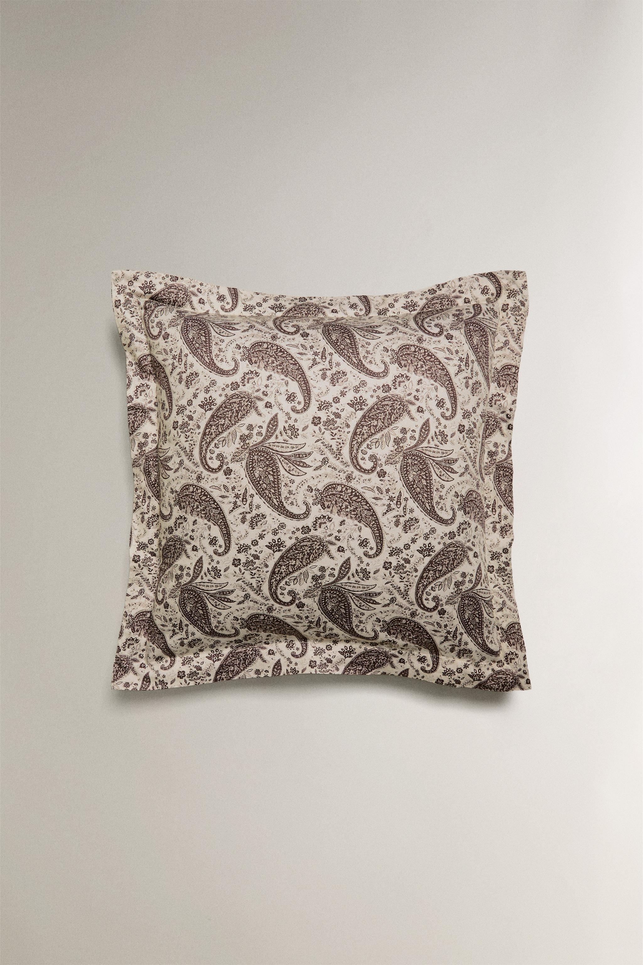 HOUSSE DE COUETTE SATIN IMPRIMÉ PAISLEY